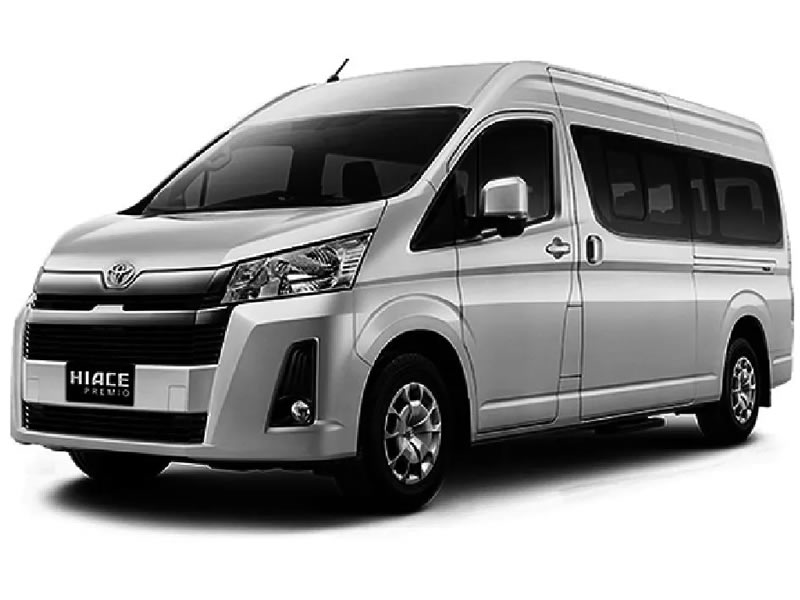 Cheap Car Rental in Merida Toyota Hiace