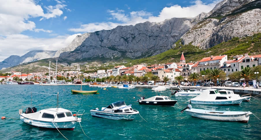 Downtown, Makarska, Croatia