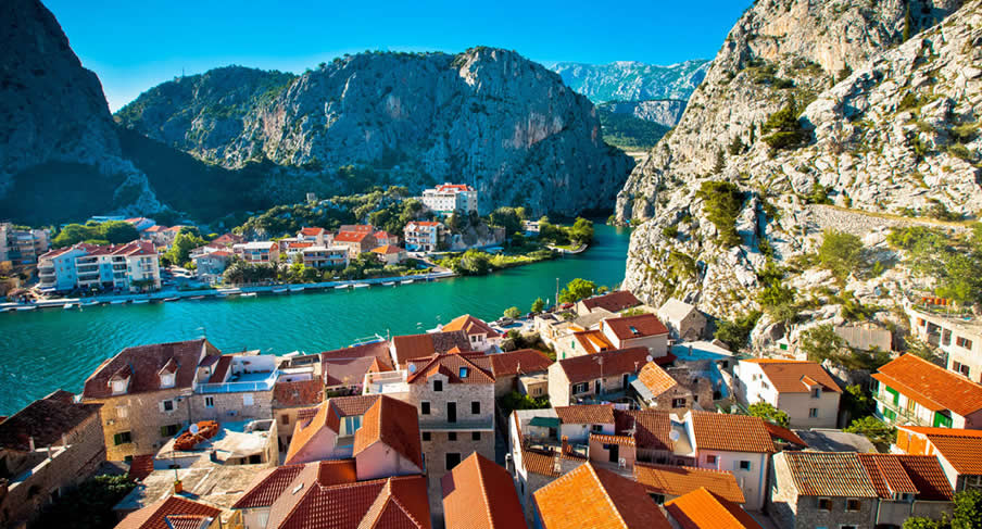 Downtown, Omiš, Croatia