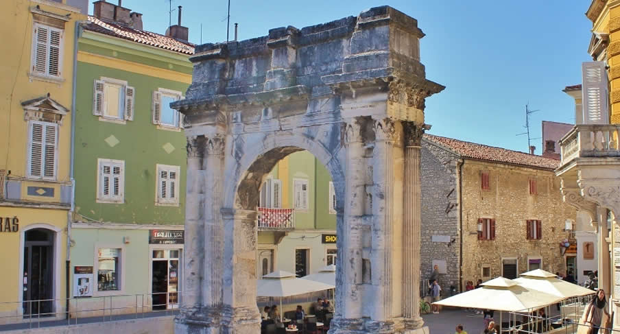 Downtown, Pula, Croatia