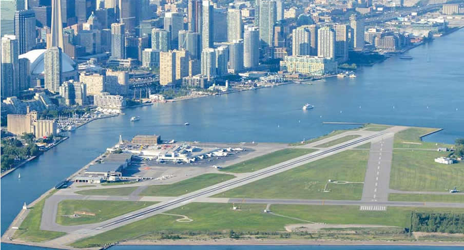 Billy Bishop Toronto City Airport (YTZ), Toronto, Canada